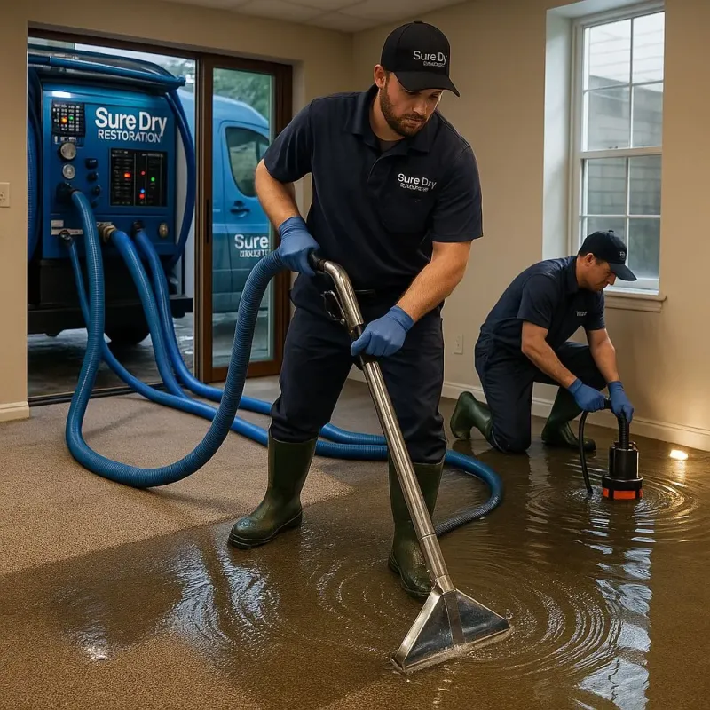 Water Extraction and Removal process in Meridianville, AL